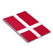 デンマーク国旗 ノートブック (右側)