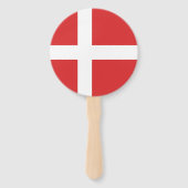 デンマーク国旗 ハンドファン (裏面)
