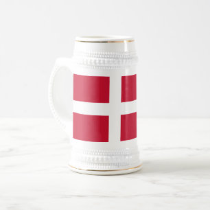 デンマーク国旗 ビールジョッキ