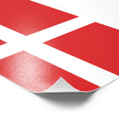 デンマーク国旗 フォトプリント            (角)