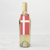 デンマーク国旗 ボトルネックタグ (ボトル)