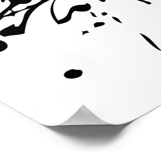 デンマーク国旗 ポスター (角)