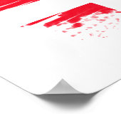 デンマーク国旗 ポスター (角)