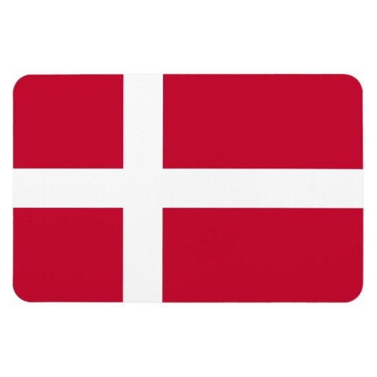 デンマーク国旗 マグネット (横)
