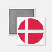 デンマーク国旗 マグネット (正面/裏面)