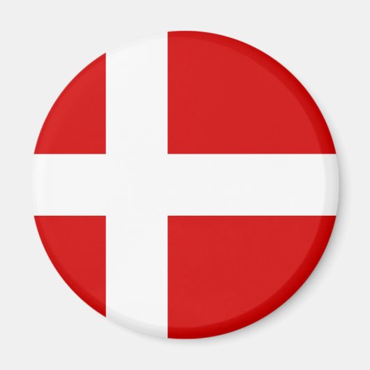デンマーク国旗 マグネット (正面)