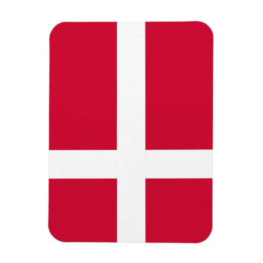 デンマーク国旗 マグネット (縦)