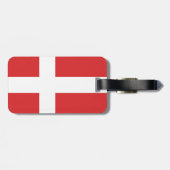 デンマーク国旗 ラゲッジタグ (裏面横)