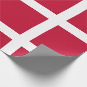 デンマーク国旗 ラッピングペーパー (角)