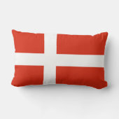 デンマーク国旗 ランバークッション (裏面)