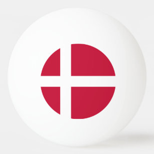 デンマーク国旗 卓球ボール