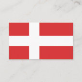 デンマーク国旗 名刺 (正面)