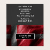 デンマーク国旗 名刺 (外部フラット)