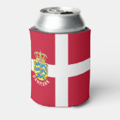 デンマーク国旗 缶クーラー (缶裏面)
