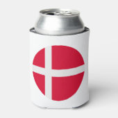 デンマーク国旗 缶クーラー (缶正面)