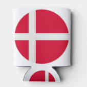デンマーク国旗 缶クーラー (裏面)