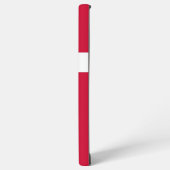 デンマーク国旗 Samsung Galaxy S22 Ultra カバー (左側面)