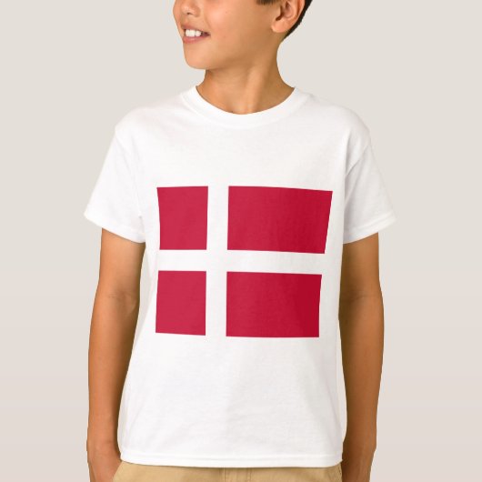 デンマーク国旗 Tシャツ (正面)