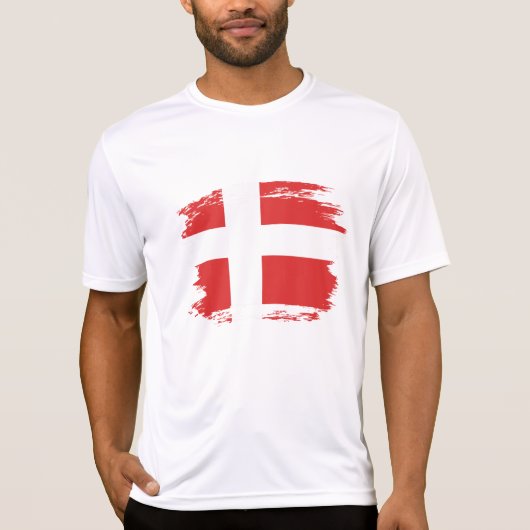 デンマーク国旗 Tシャツ (正面)