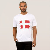 デンマーク国旗 Tシャツ (正面フル)