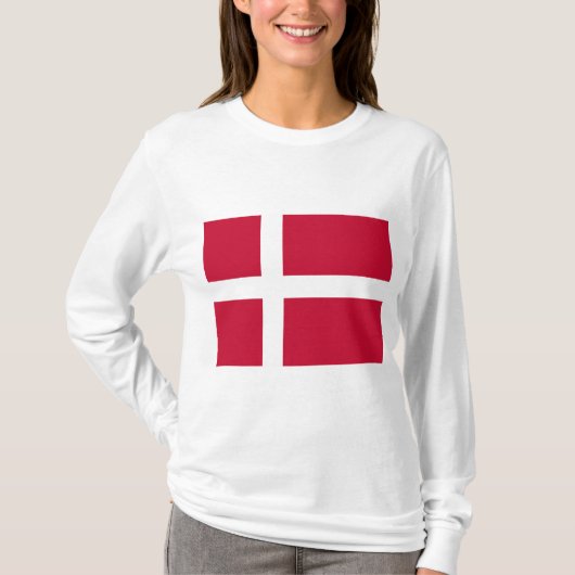 デンマーク国旗 Tシャツ (正面)
