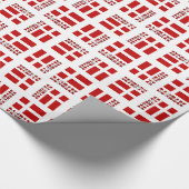 デンマーク国旗Danmark Dannebrog ラッピングペーパー (角)