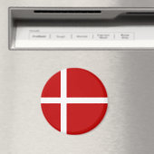 デンマーク国旗Dannebrog赤白 マグネット (インサイチュ (食洗機))