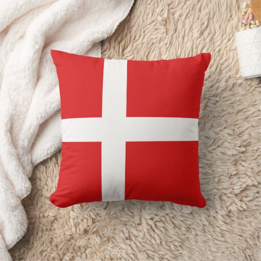 デンマーク国旗x旗まくら クッション (ブランケット)