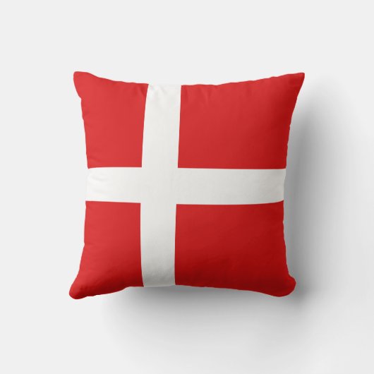 デンマーク国旗x旗まくら クッション (裏面)