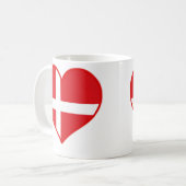 デンマーク愛 コーヒーマグカップ (正面左)
