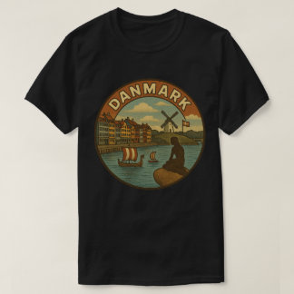 デンマーク旅行ヴィンテージ Tシャツ