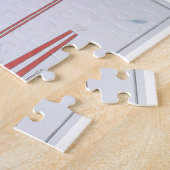 デンマーク旗のフランスのな本から、c.1819印を付けます ジグソーパズル (側面)