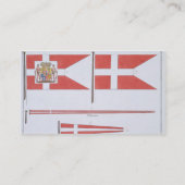 デンマーク旗のフランスのな本から、c.1819印を付けます 名刺 (裏面)