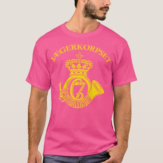 デンマーク特殊部隊猟兵隊陸軍 Tシャツ (正面)