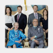 デンマーク王室ののクリスマス飾り セラミックオーナメント (正面)