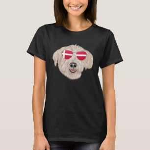 デンマーク素晴らし国旗スイス山犬デンマーク Tシャツ