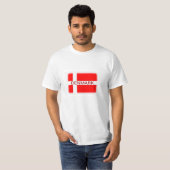 デンマーク素晴らしTシャツ! Tシャツ (正面フル)