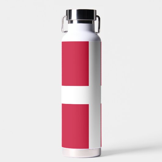 デンマーク絶縁ボトル、デンマーク国旗 ウォーターボトル (正面)