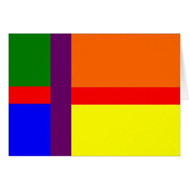 デンマーク語のゲイプライドの旗 (正面横)