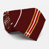 デンマーク語のストライプな旗 ネクタイ (ロール)