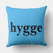 デンマーク語のhyggeは心地よい クッション (裏面)