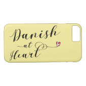 デンマーク語ハート携帯電話ケース,デンマーク Case-Mate iPhoneケース (裏面(横))