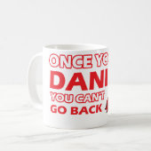 デンマーク語行けば コーヒーマグカップ (正面左)