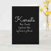 デンマーク語 カード (黄色い花)