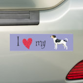 デンマーク語 – スウェーデン語のファームドッグバンパーステッカーが大好き バンパーステッカー (車上)