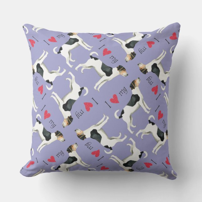 デンマーク語 – スウェーデン語の農犬の屋外の枕が大好き アウトドアクッション (正面)