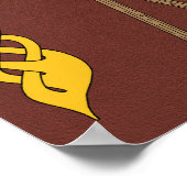 デンマーク語/バイキング軸と平面交差 ポスター (角)