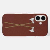 デンマーク語/バイキング軸交差iPhoneケース Case-Mate iPhoneケース (裏面 (横))