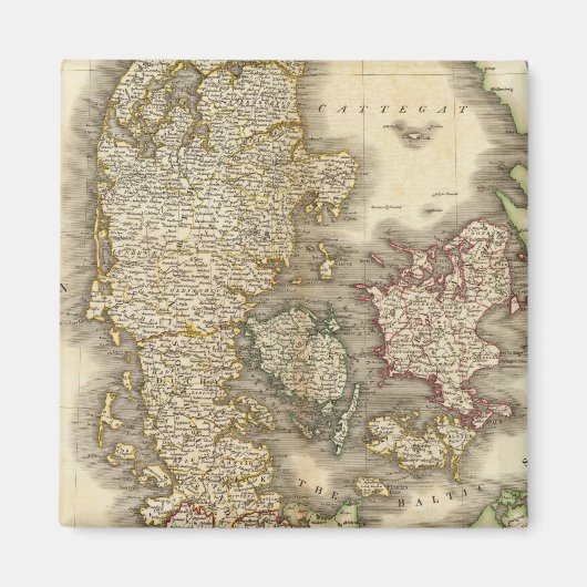 デンマーク11 マグネット (正面)