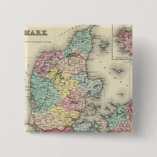 デンマーク11 缶バッジ (正面)